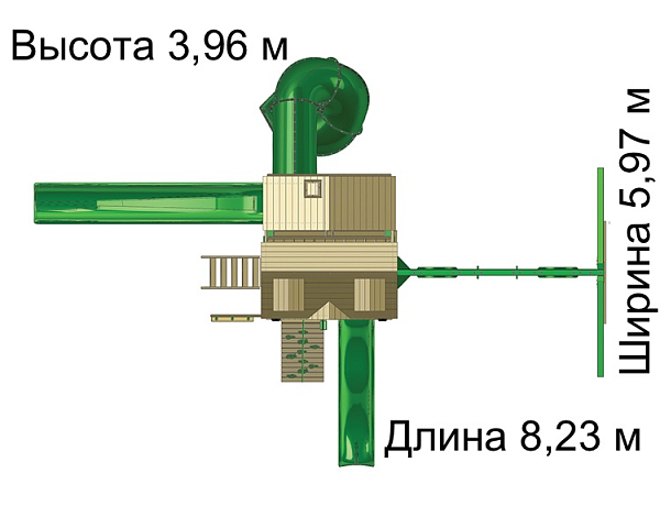 Детская игровая площадка "Горец2 Ривьера"