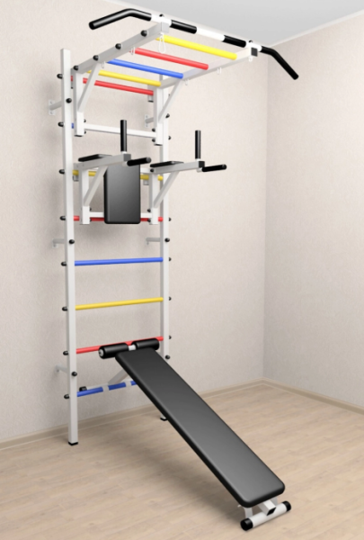 картинка Шведская стенка Sv Sport 524 (Турник рукоход/Брусья/Скамья) 524 от магазина Лазалка