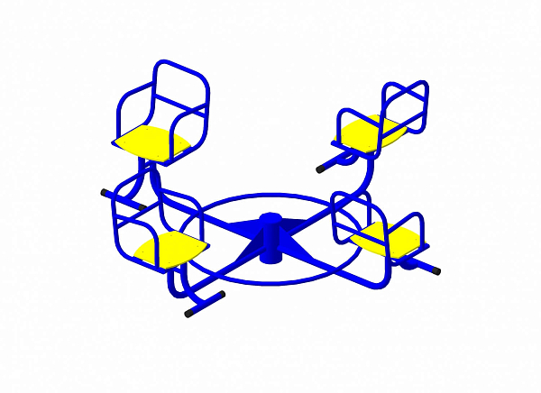 картинка Качель Пионер "Карусель №2"ПЛ КР-2.004.02 от магазина Лазалка