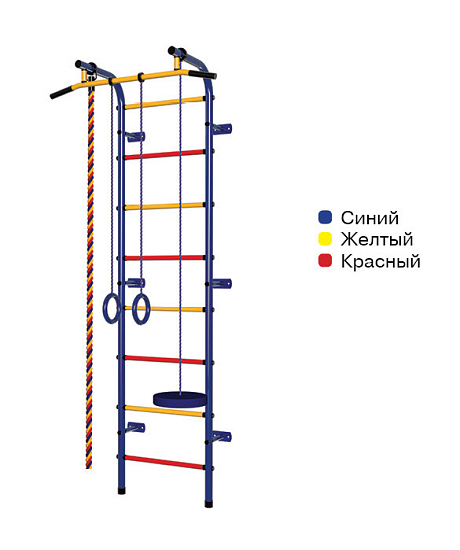 Детский спортивный комплекс ДСК "Пионер-с1н" (пристеночный) Радуга