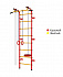 Детский спортивный комплекс ДСК "Пионер-с1н" (пристеночный) красно-желтый