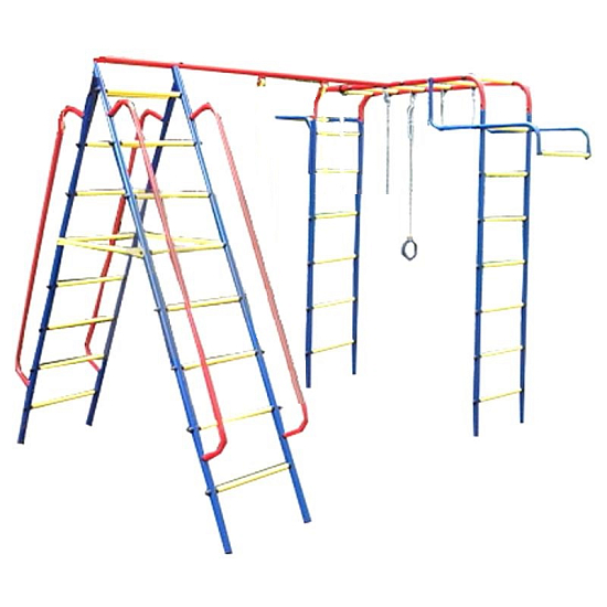 картинка Детский спортивный комплекс для дачи Пионер "Дачный" от магазина Лазалка