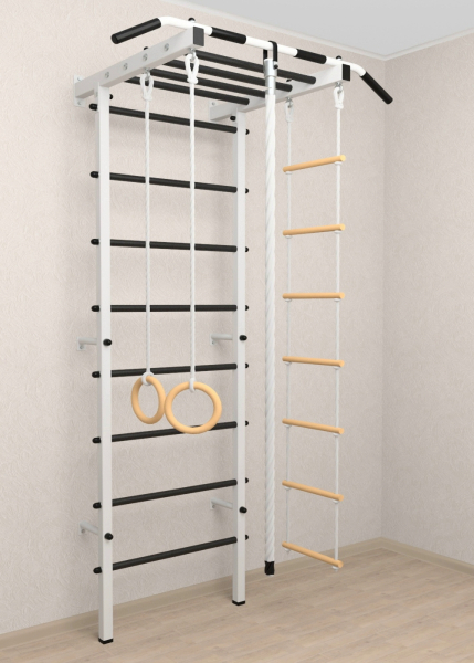 Шведская стенка Sv Pro рукоход 851 (Турник Pro рукоход/Канат/Кольца/Лестница)
