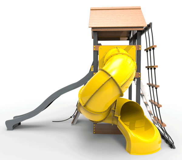 Детская площадка Пикник "Ультра А" с винтовой трубой 6.1