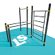 картинка Спортивный комплекс турник, брусья, шведская стенка Workout  LS30 от магазина Лазалка