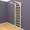 Шведская стенка «LittleSport» White Long желтые ступени
